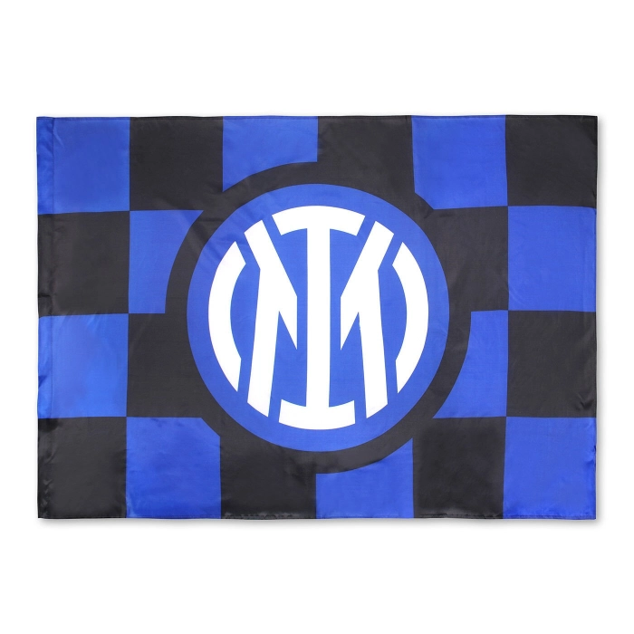 INTER BANDIERA SCACCHI 100 X 140