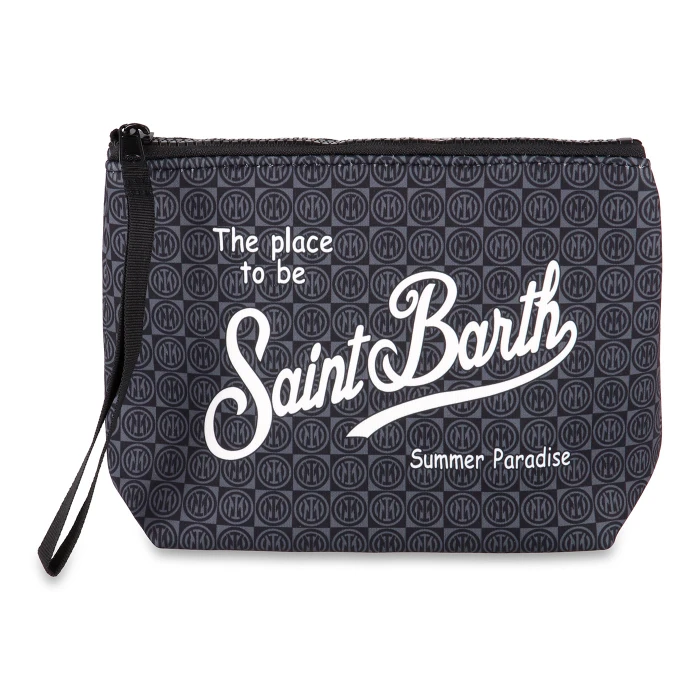 INTER X MC2 SAINT BARTH POCHETTE MICROLOGHI TONO SU TONO