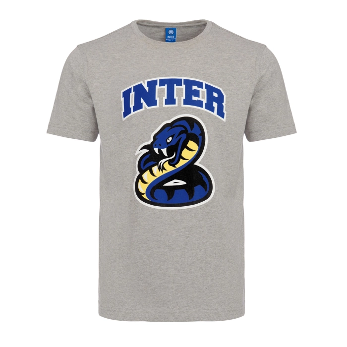 INTER T-SHIRT BISCIONE BTS GRIGIA