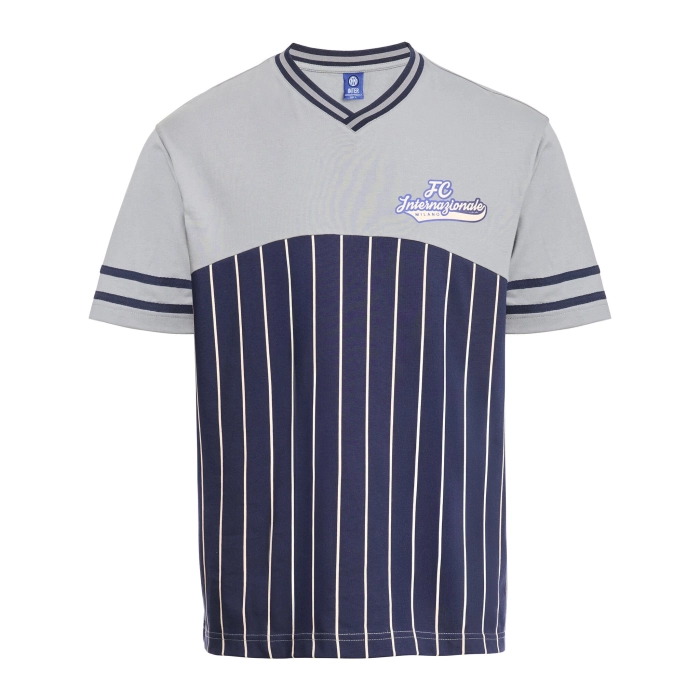 INTER T-SHIRT OVERSIZE BASEBALL BLU