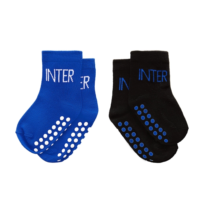 INTER SET 2 CALZINI NEONATO