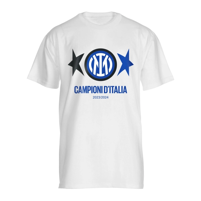 INTER T-SHIRT CAMPIONI D'ITALIA 2023/24 BISCIONE