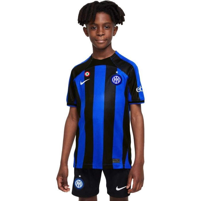 INTER MAGLIA GARA HOME STADIUM BAMBINO 2022/23 - BLANK
