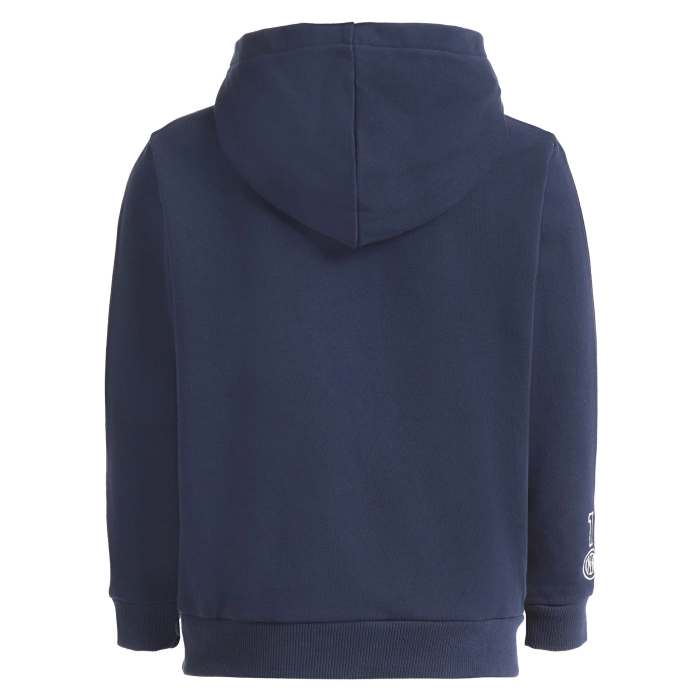 INTER FELPA CON CAPPUCCIO COLLEGE BLU NAVY - BAMBINO