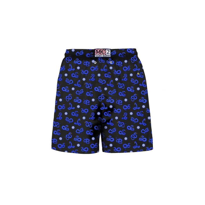 INTER X MC2 SAINT BARTH COSTUME MICRO BISCIONI - BAMBINO