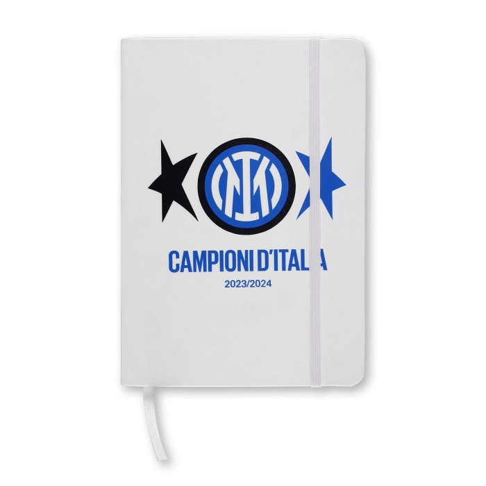 INTER NOTEBOOK A5 CAMPIONI D'ITALIA 2023/24