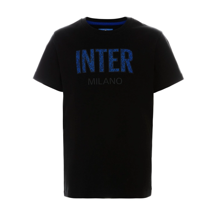 INTER T-SHIRT ANIMAL PRINT NERA - BAMBINO
