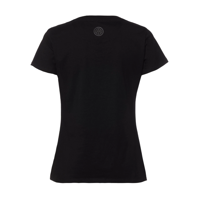 INTER T-SHIRT RUBBER LOGO NERA - DONNA