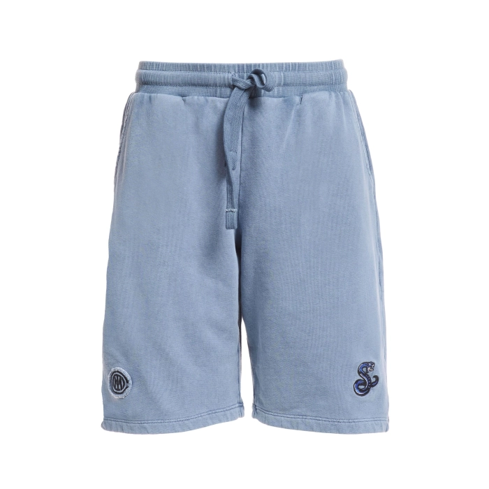 INTER PANTALONCINO STONE WASH DENIM BAMBINO
