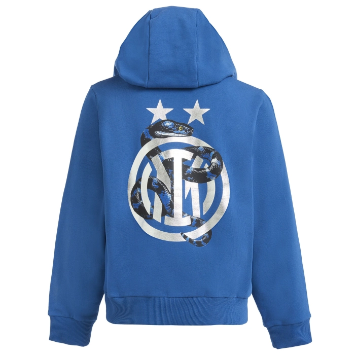 INTER FELPA CON CAPPUCCIO BACK TO STADIUM 24/25 - BAMBINO