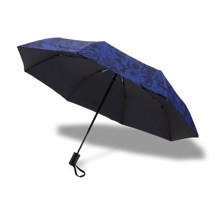 INTER OMBRELLO ALL OVER PATTERN NERO