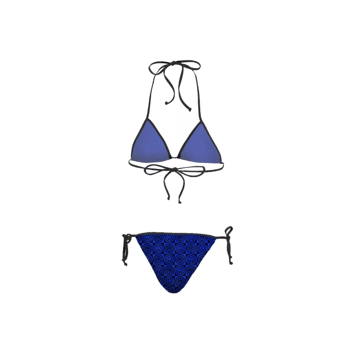 INTER X MC2 SAINT BARTH BIKINI PATTERN NERAZZURRO - DONNA